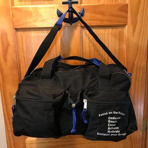 Black and Blue Travel Bag